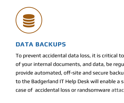 Badgerland Data Backup Plan